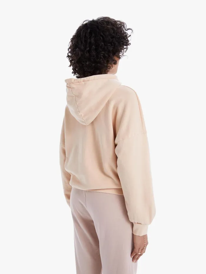 Women Sweatshirts Mother Denim The Whip It Hoodie Lightpastel Pink