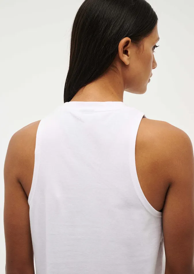 Women Tanks PE Nation AERO TANK IN OPTIC WHITE