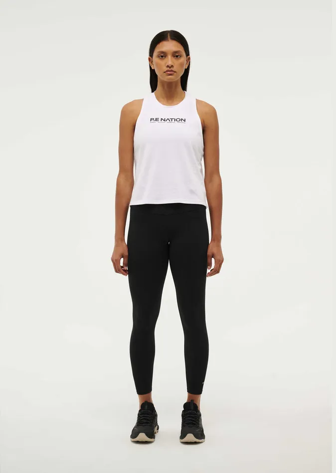 Women Tanks PE Nation AERO TANK IN OPTIC WHITE