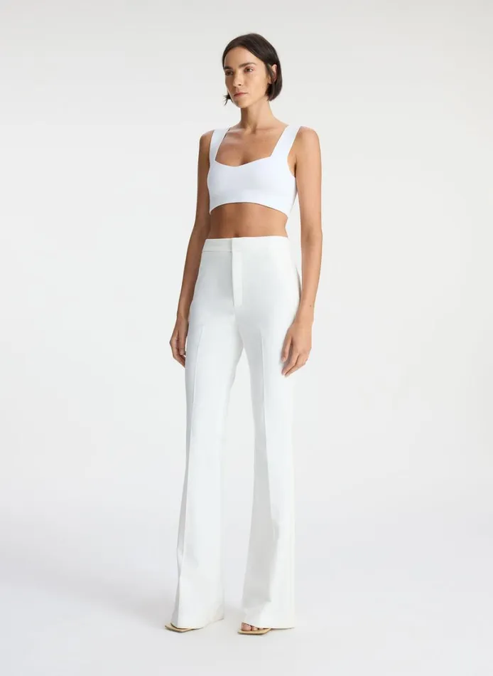 Women Tees and Tanks ALC Jordana Compact Knit Bra White
