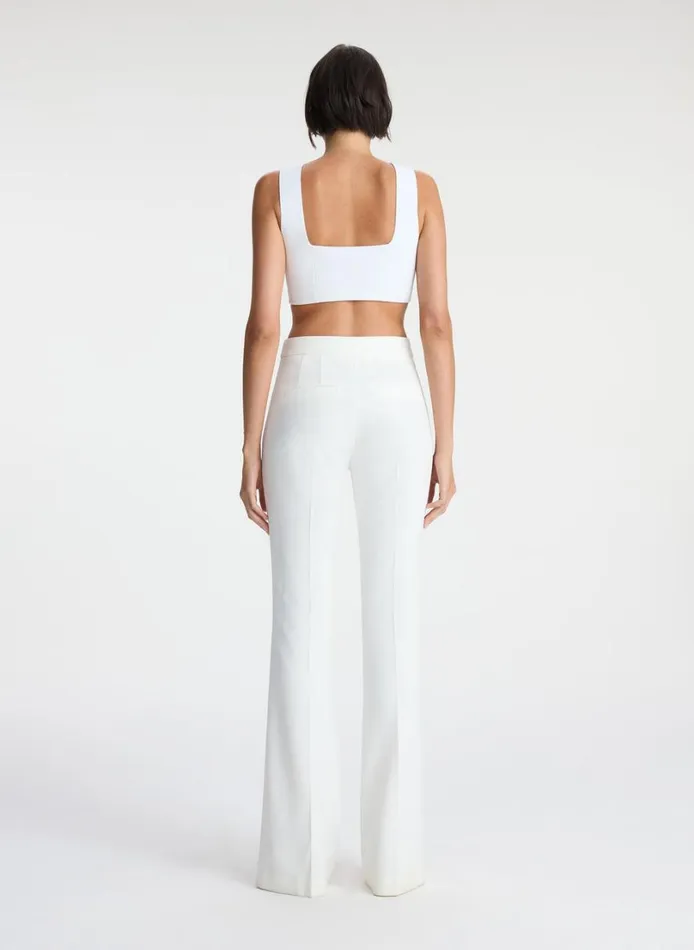 Women Tees and Tanks ALC Jordana Compact Knit Bra White