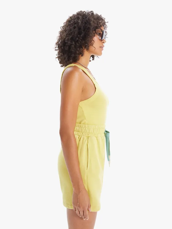 Women Tees Mother Denim The Chin Ups Tank Lightpastel Yellow