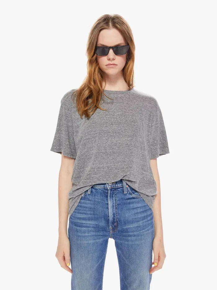 Women Tees Mother Denim The Rowdy Heather Grey