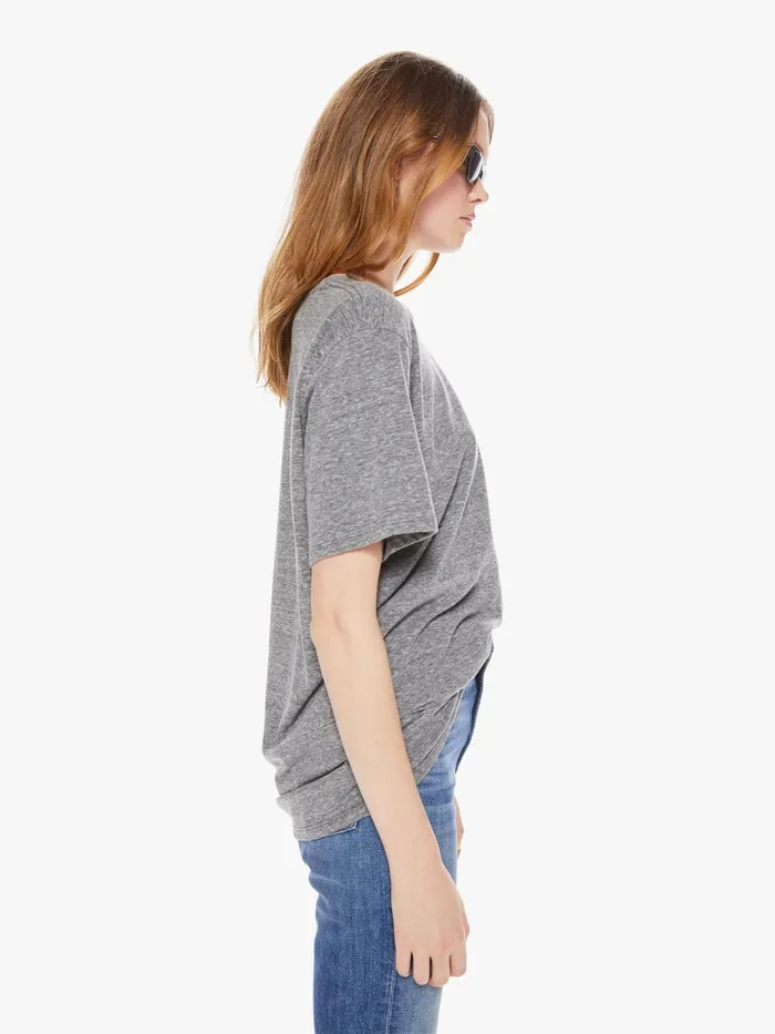 Women Tees Mother Denim The Rowdy Heather Grey