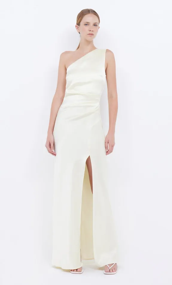 Women THE DREAMER ASYM DRESS 8211 ICE YELLOW Bec Bridge Maxi Dresses