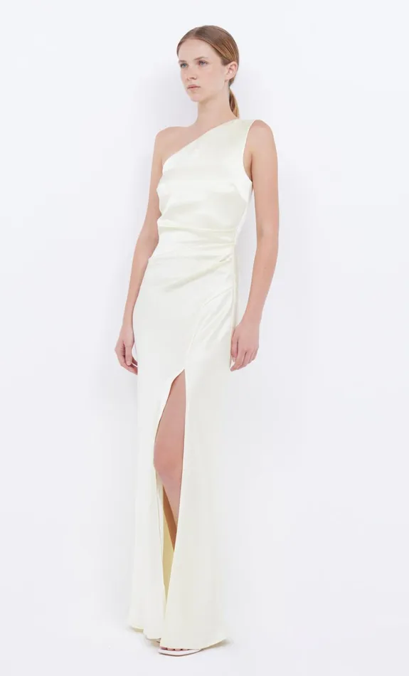 Women THE DREAMER ASYM DRESS 8211 ICE YELLOW Bec Bridge Maxi Dresses