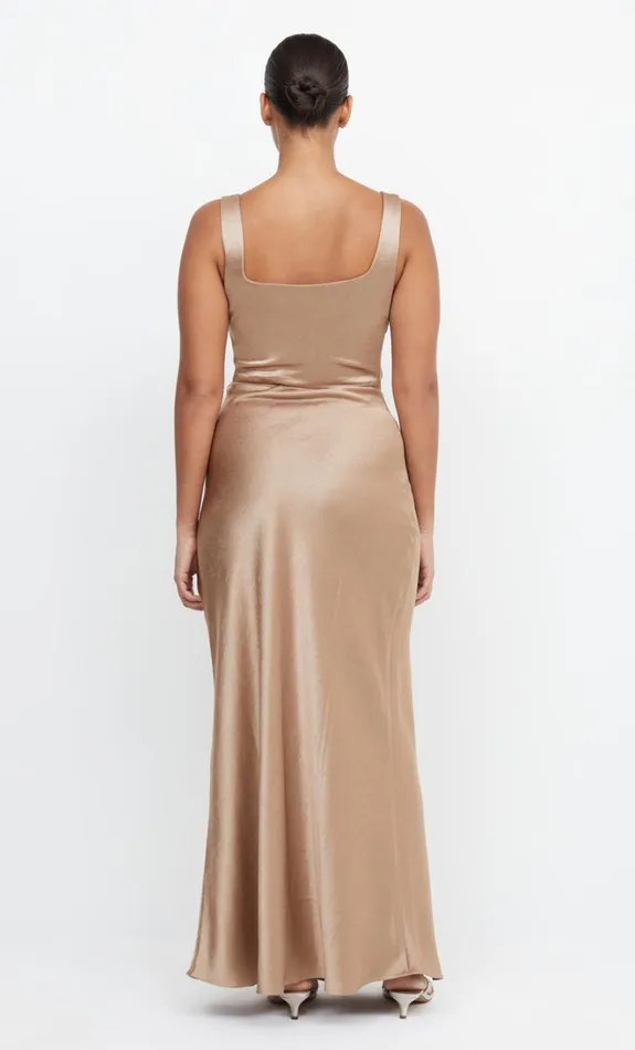 Women THE DREAMER SQUARE NECK DRESS 8211 GOLDEN Bec Bridge Bridesmaid Dresses