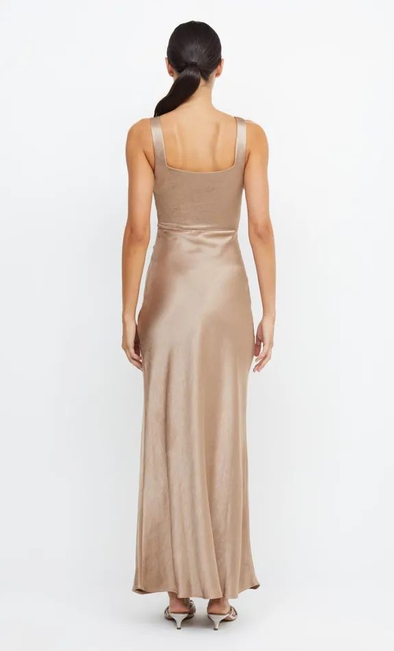 Women THE DREAMER SQUARE NECK DRESS 8211 GOLDEN Bec Bridge Bridesmaid Dresses