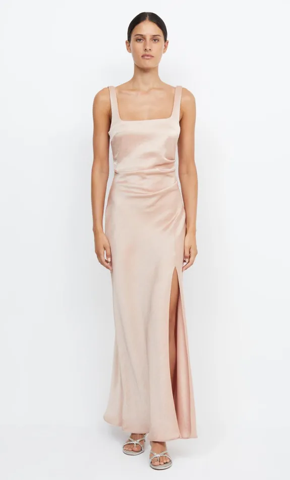Women THE DREAMER SQUARE NECK DRESS 8211 ROSE GOLD Bec Bridge Maxi Dresses