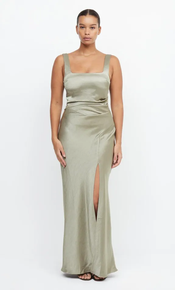 Women THE DREAMER SQUARE NECK DRESS 8211 SAGE Bec Bridge Bridesmaid Dresses