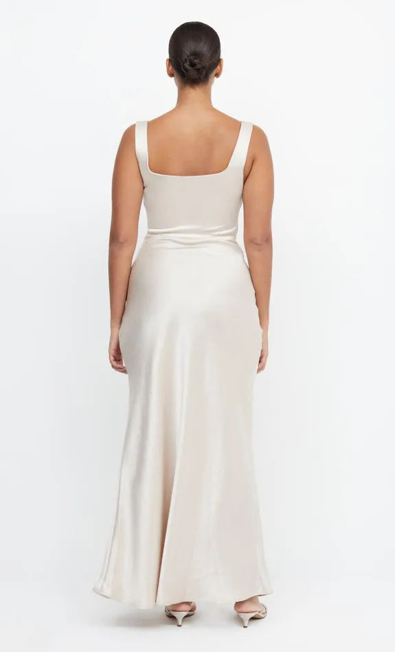 Women THE DREAMER SQUARE NECK DRESS 8211 SAND Bec Bridge Bridesmaid Dresses