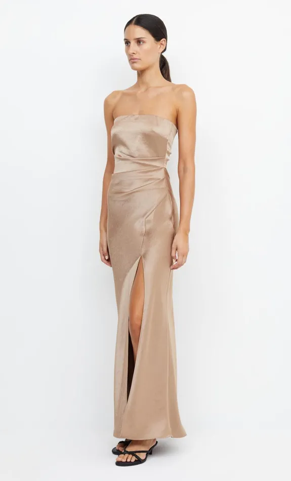 Women THE DREAMER STRAPLESS DRESS 8211 GOLDEN Bec Bridge Bridesmaid Dresses