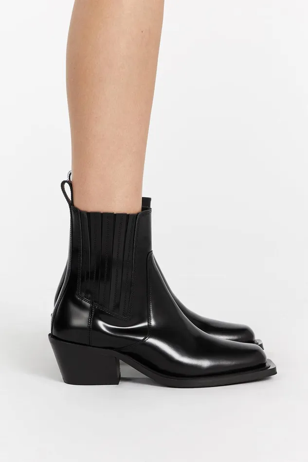 Women The Gift Shop DISSH ALOHAS DENVER BLACK LEATHER BOOT