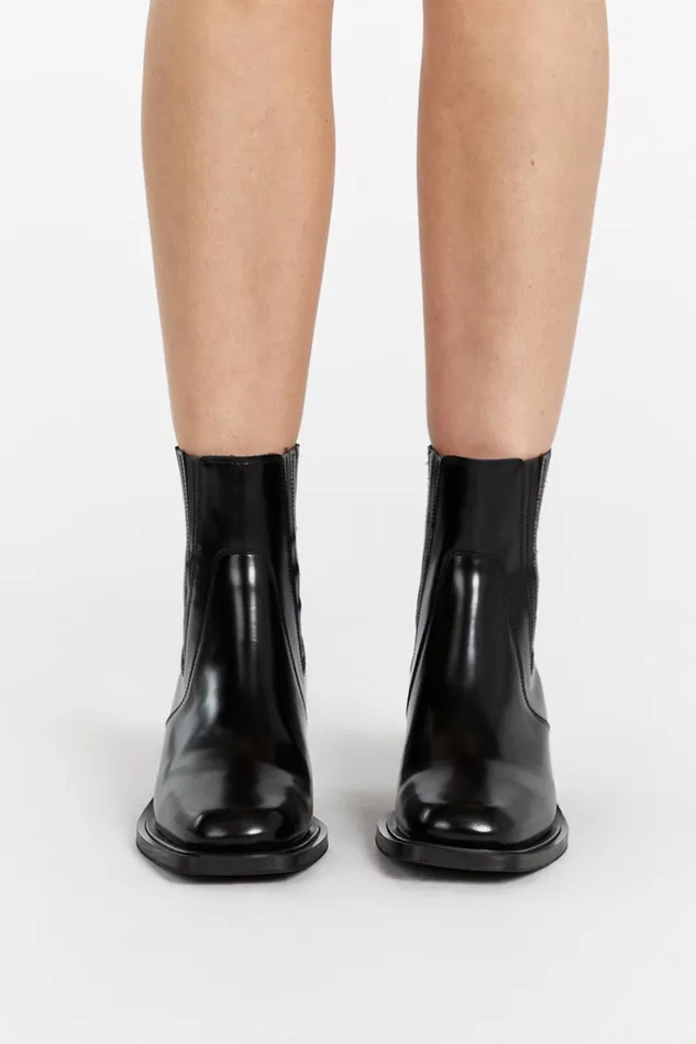 Women The Gift Shop DISSH ALOHAS DENVER BLACK LEATHER BOOT
