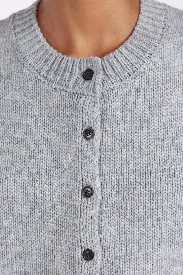 Women The Gift Shop DISSH FOSTER SILVER MARLE KNIT VEST