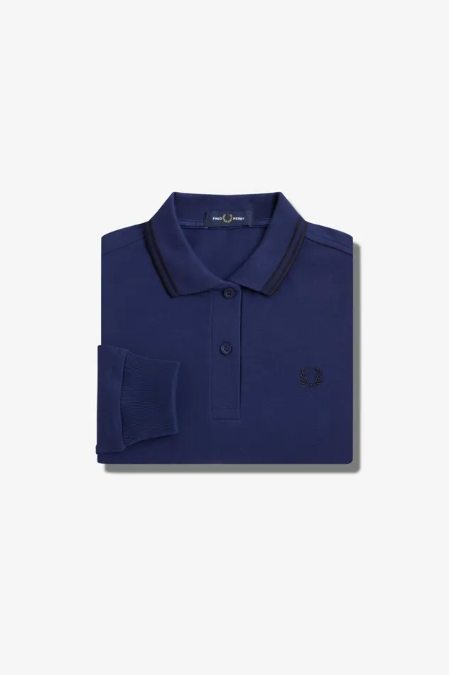 Women The ShirtG3636 French Navyblack Fred Perry The Fred Perry Shirt