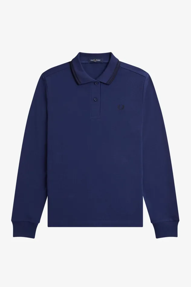 Women The ShirtG3636 French Navyblack Fred Perry The Fred Perry Shirt