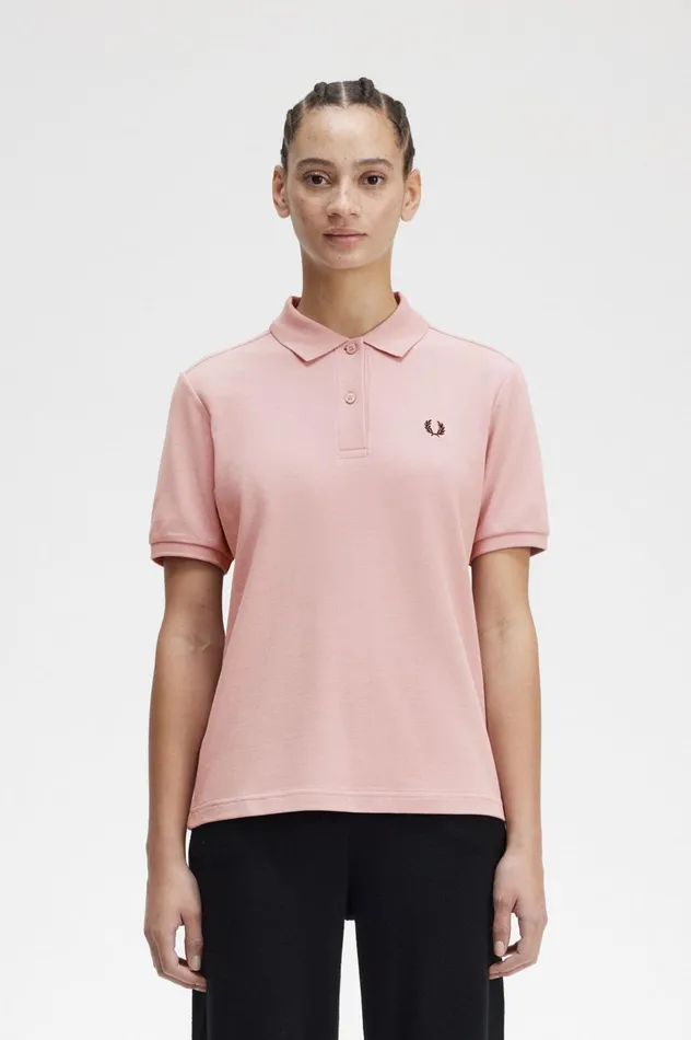 Women The ShirtG6000 Dusty Rose Pinkblack Fred Perry The Fred Perry Shirt