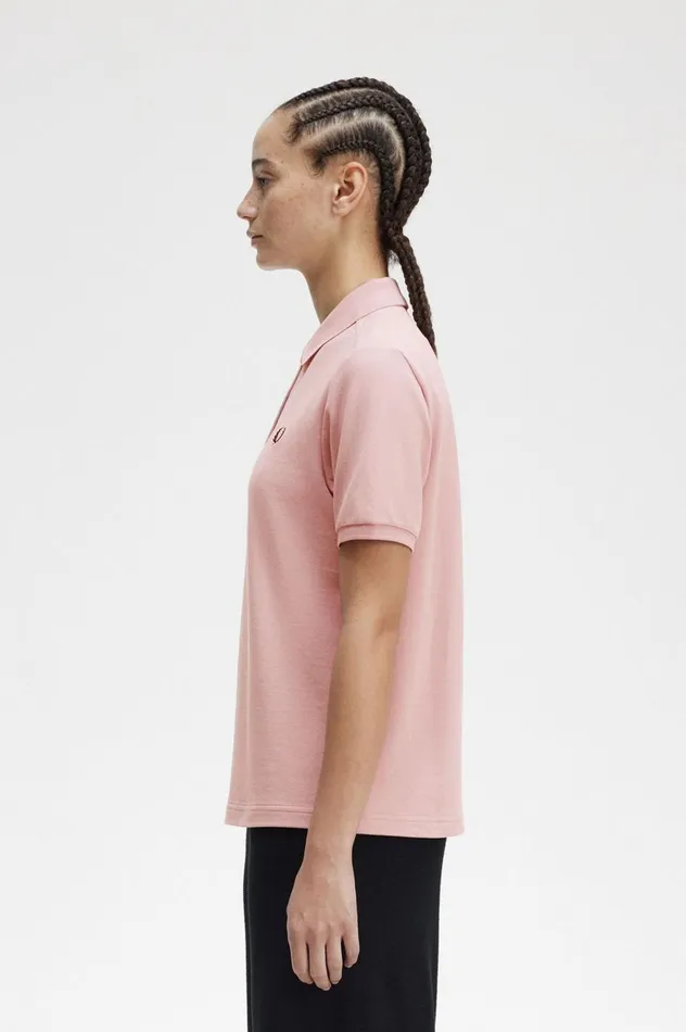 Women The ShirtG6000 Dusty Rose Pinkblack Fred Perry The Fred Perry Shirt