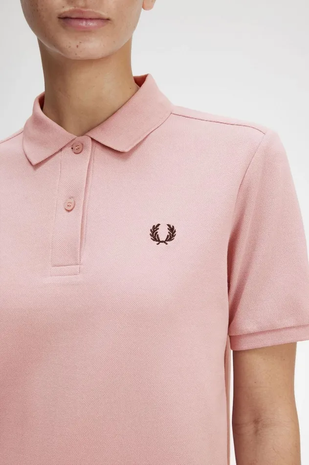 Women The ShirtG6000 Dusty Rose Pinkblack Fred Perry The Fred Perry Shirt