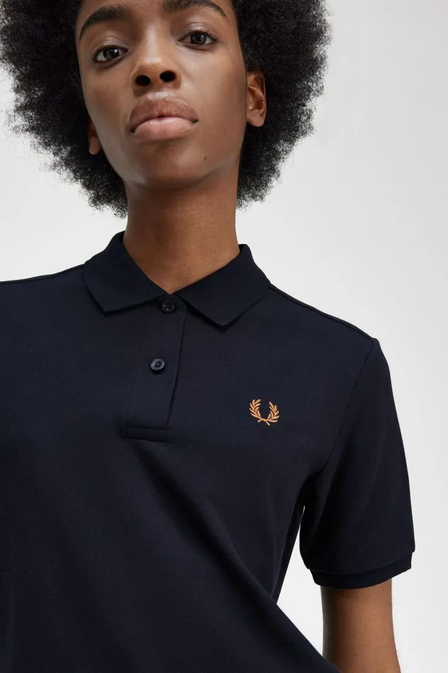 Women The ShirtG6000 Navyshaded Stone Fred Perry The Fred Perry Shirt