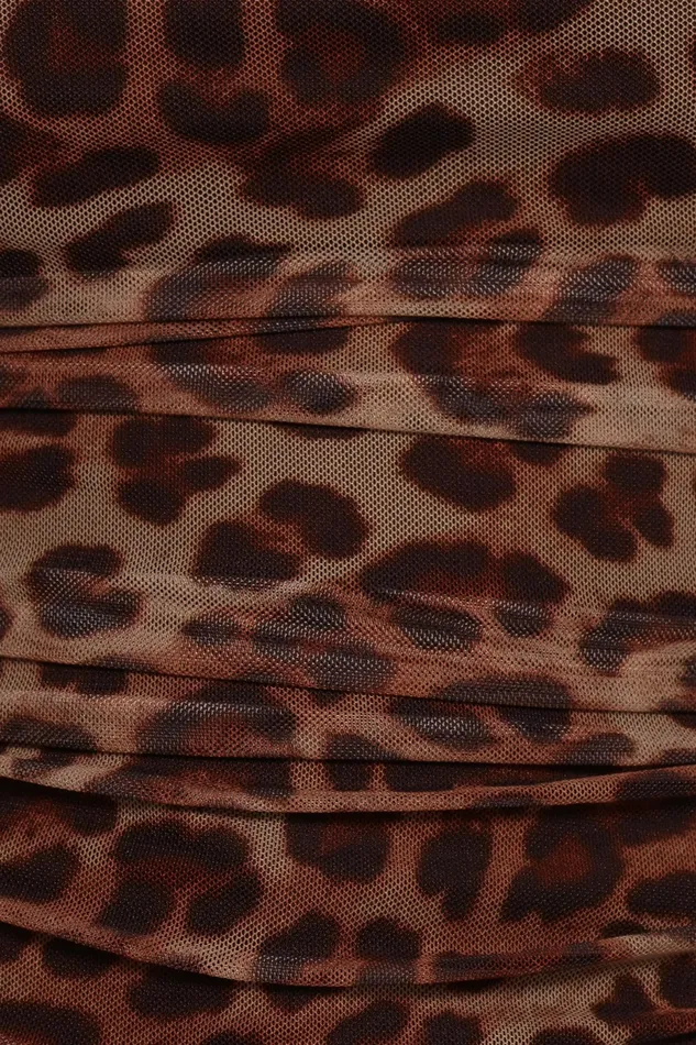 Women Tops Petal and Pup Koa Off Shoulder Top Leopard