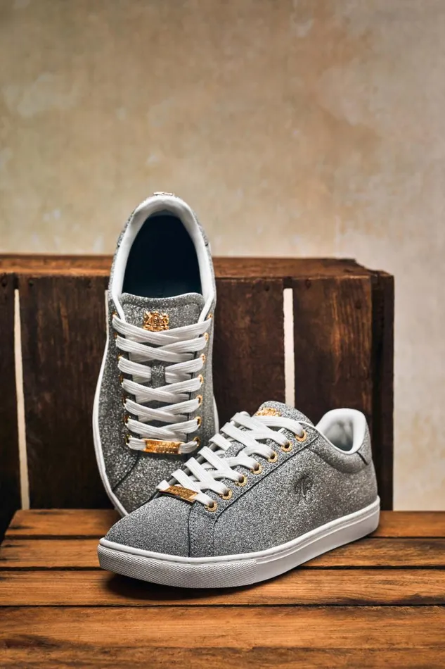 Women Trainers Holland Cooper Knightsbridge Crystal Trainer Silver Crystal Women Trainers Holland Cooper Knightsbridge Crystal Trainer Silver Crystal