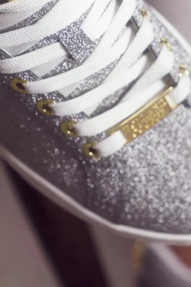 Women Trainers Holland Cooper Knightsbridge Crystal Trainer Silver Crystal Women Trainers Holland Cooper Knightsbridge Crystal Trainer Silver Crystal