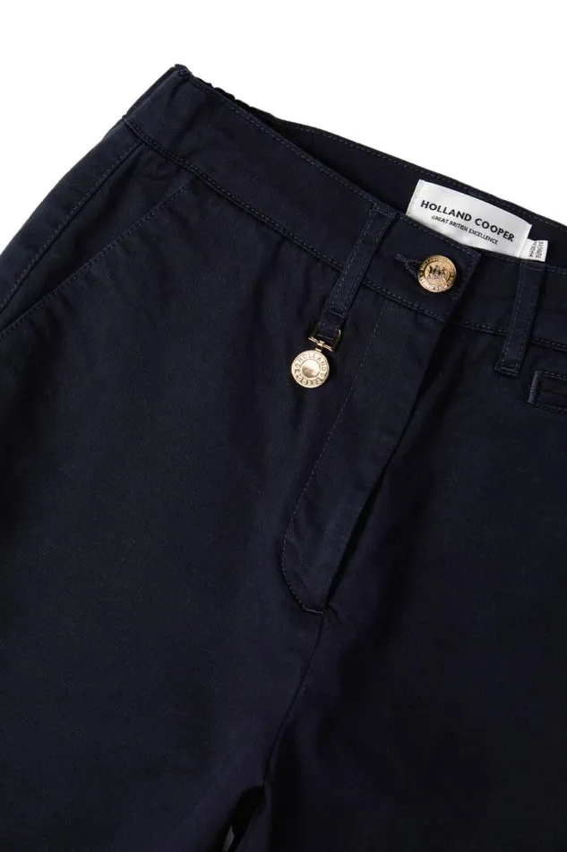 Women Trousers Holland Cooper Arnesby Chino Ink Navy Women Trousers Holland Cooper Arnesby Chino Ink Navy