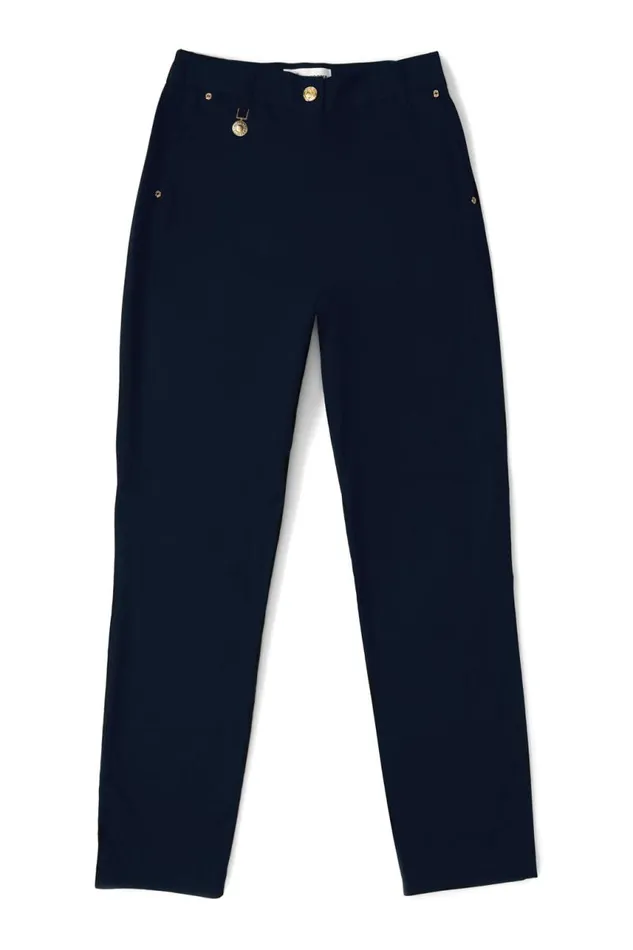 Women Trousers Holland Cooper Bexley Cigarette Trouser Ink Navy Women Trousers Holland Cooper Bexley Cigarette Trouser Ink Navy