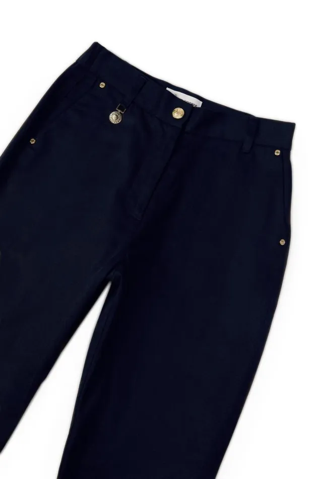 Women Trousers Holland Cooper Bexley Cigarette Trouser Ink Navy Women Trousers Holland Cooper Bexley Cigarette Trouser Ink Navy