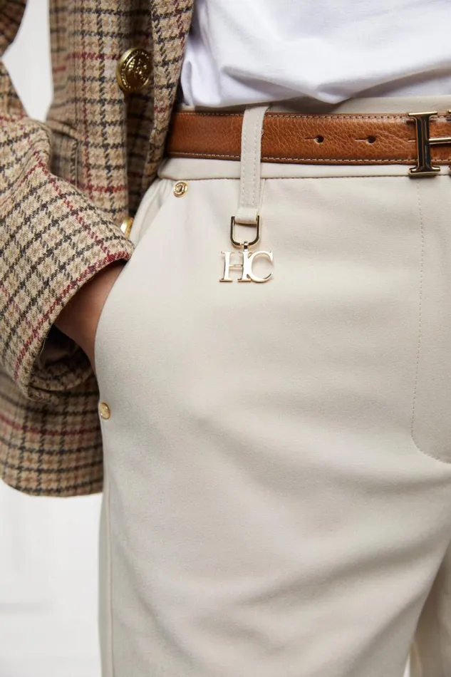 Women Trousers Holland Cooper Bexley Cigarette Trouser Stone Women Trousers Holland Cooper Bexley Cigarette Trouser Stone