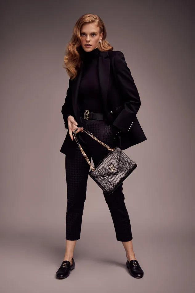 Women Trousers Holland Cooper Bexley Tailored Trouser Houndstooth Jacquard Women Trousers Holland Cooper Bexley Tailored Trouser Houndstooth Jacquard