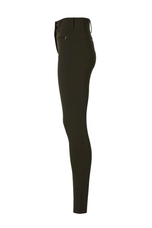 Women Trousers Holland Cooper Contour Trouser Dark Olive Women Trousers Holland Cooper Contour Trouser Dark Olive