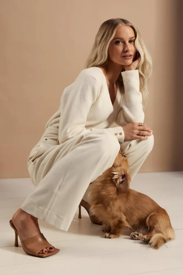 Women Trousers Holland Cooper High Waisted Straight Trouser Ivory Women Trousers Holland Cooper High Waisted Straight Trouser Ivory
