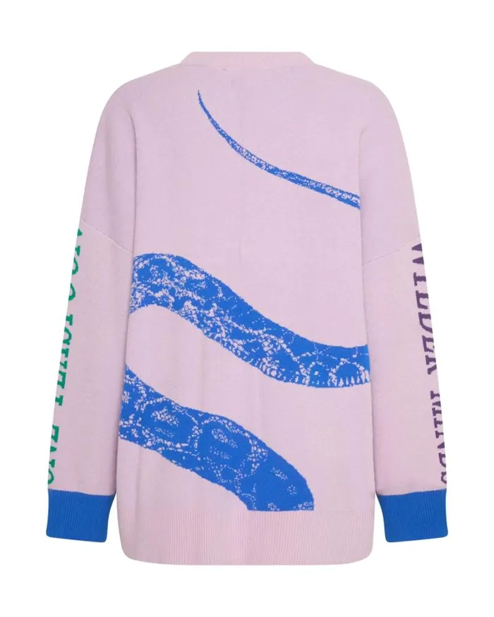 Women TWISTED SNAKE KNIT SWEATER One Teaspoon Knitwear Women TWISTED SNAKE KNIT SWEATER One Teaspoon Knitwear