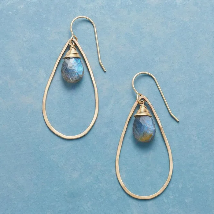Women Two Drop Teardrop Earrings Sundance Catalog Earrings