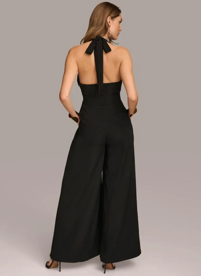Women V NECK JUMPSUIT Black Donna Karan New York Dresses And Jumpsuits Women V NECK JUMPSUIT Black Donna Karan New York Dresses And Jumpsuits