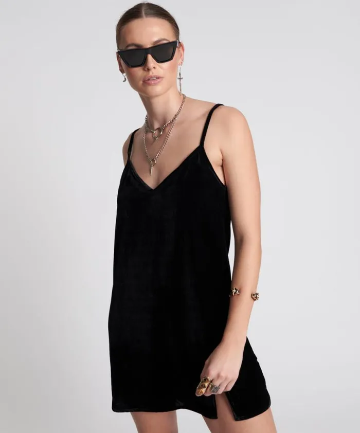 Women VELVET LOVER MINI SLIP DRESS One Teaspoon Mini Dresses Women VELVET LOVER MINI SLIP DRESS One Teaspoon Mini Dresses