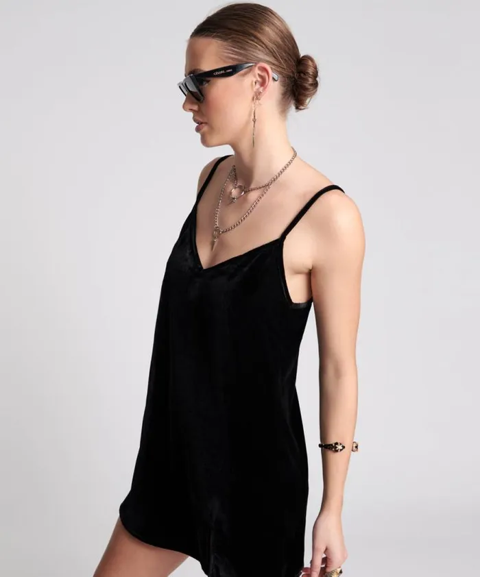 Women VELVET LOVER MINI SLIP DRESS One Teaspoon Mini Dresses Women VELVET LOVER MINI SLIP DRESS One Teaspoon Mini Dresses
