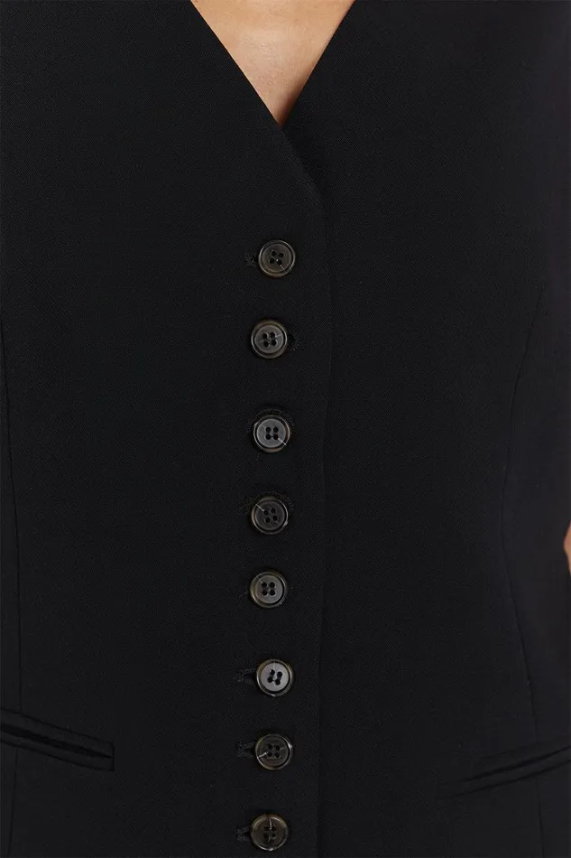 Women Vests DISSH CELINE BLACK VEST