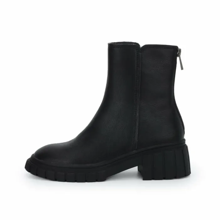 Women Vintage Havana Boots Booties BRYAN 8211 BLACK Black