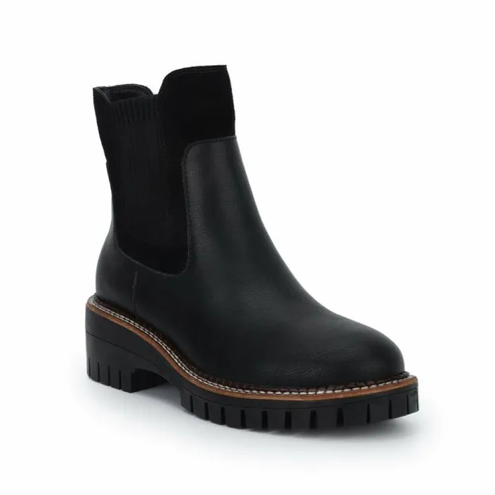 Women Vintage Havana Boots Booties EAGLE 8211 BLACK Black