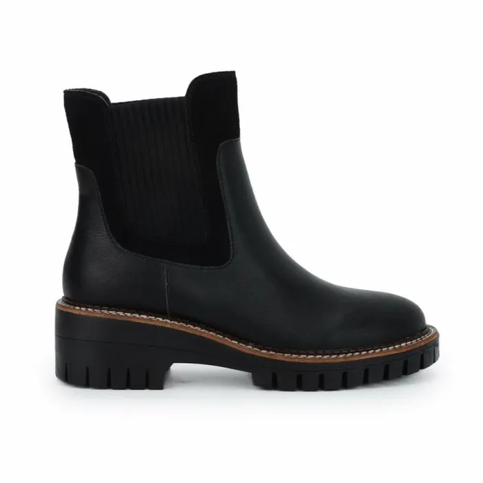 Women Vintage Havana Boots Booties EAGLE 8211 BLACK Black