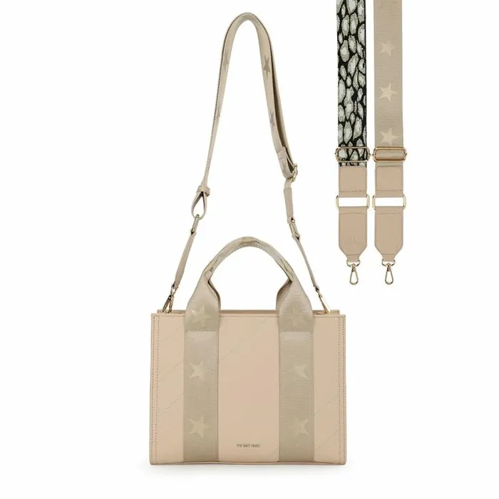 Women Vintage Havana Crossbody RENEE BAG 8211 BEIGE