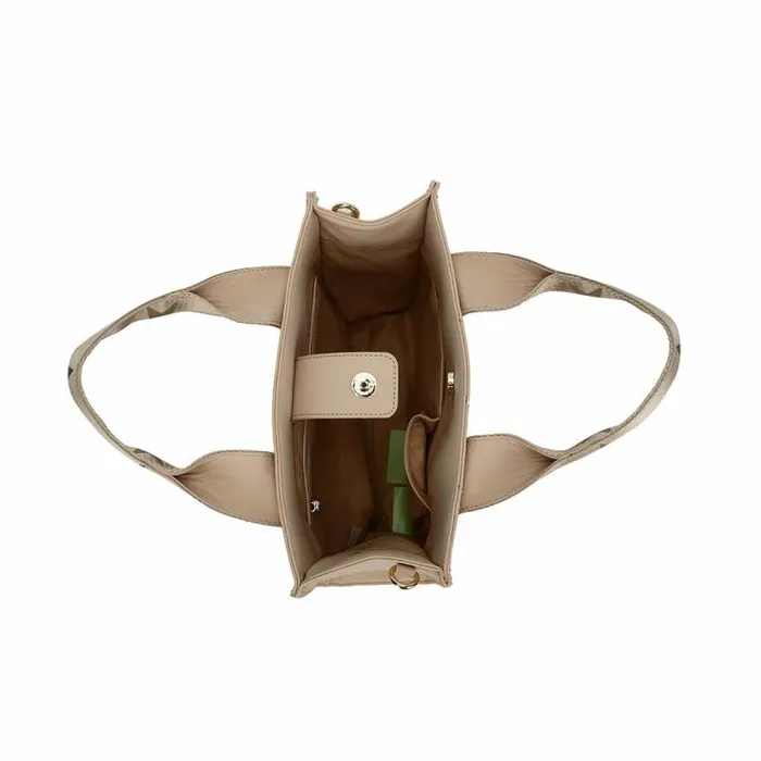 Women Vintage Havana Crossbody RENEE BAG 8211 BEIGE