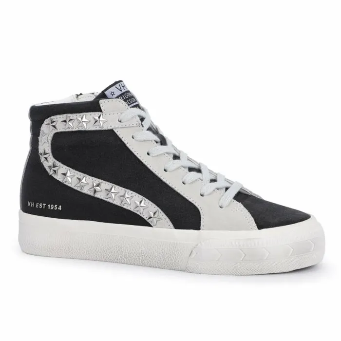 Women Vintage Havana High Tops DORMY 8211 BLACK MATT Black Matt