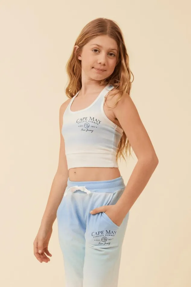 Women Vintage Havana Kids Tops Blue Skies Ombre Tie Dye Brushed Hacci Racerback Crop Top Blue Skies Ombre Tie Dye Women Vintage Havana Kids Tops Blue Skies Ombre Tie Dye Brushed Hacci Racerback Crop Top Blue Skies Ombre Tie Dye