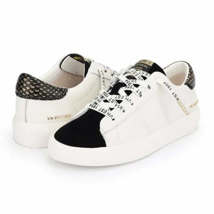 Women Vintage Havana Low Tops GIGI 8211 WHITEBLACK Whiteblack