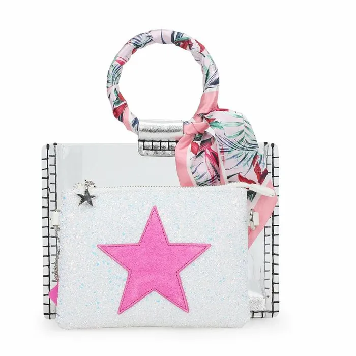 Women Vintage Havana Small Bags MINI MOLLY 8211 SCARF PINK MIX